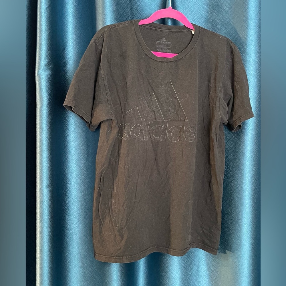 Adidas Charcoal black Men's Tee